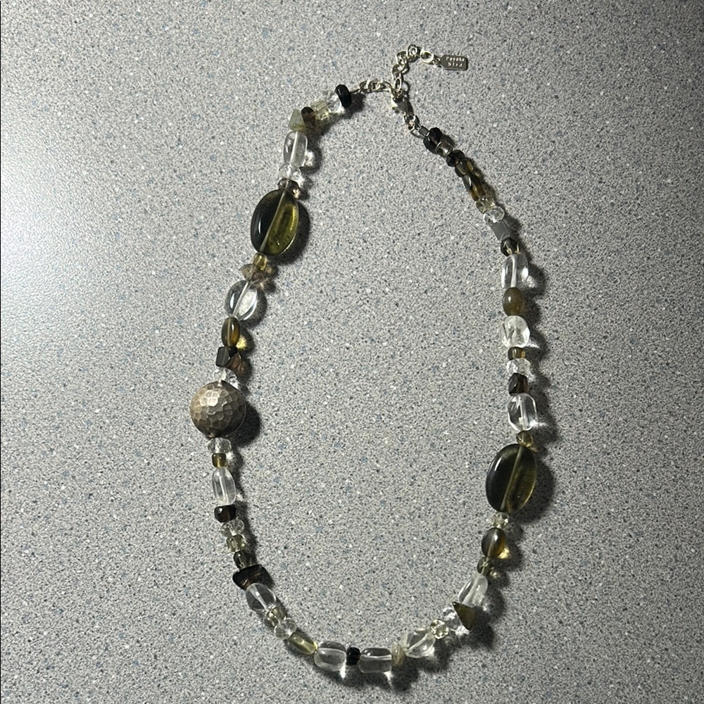 Elegant Peyote Bird Multi-Color Beaded Necklace